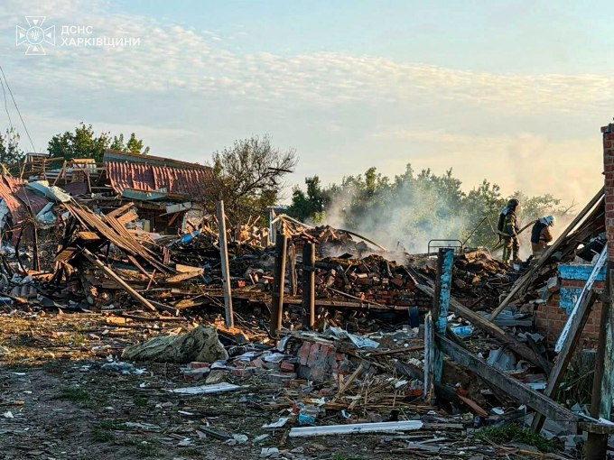 Новини Харкова: як рятувальники гасили пожежу в Леб’яжому
